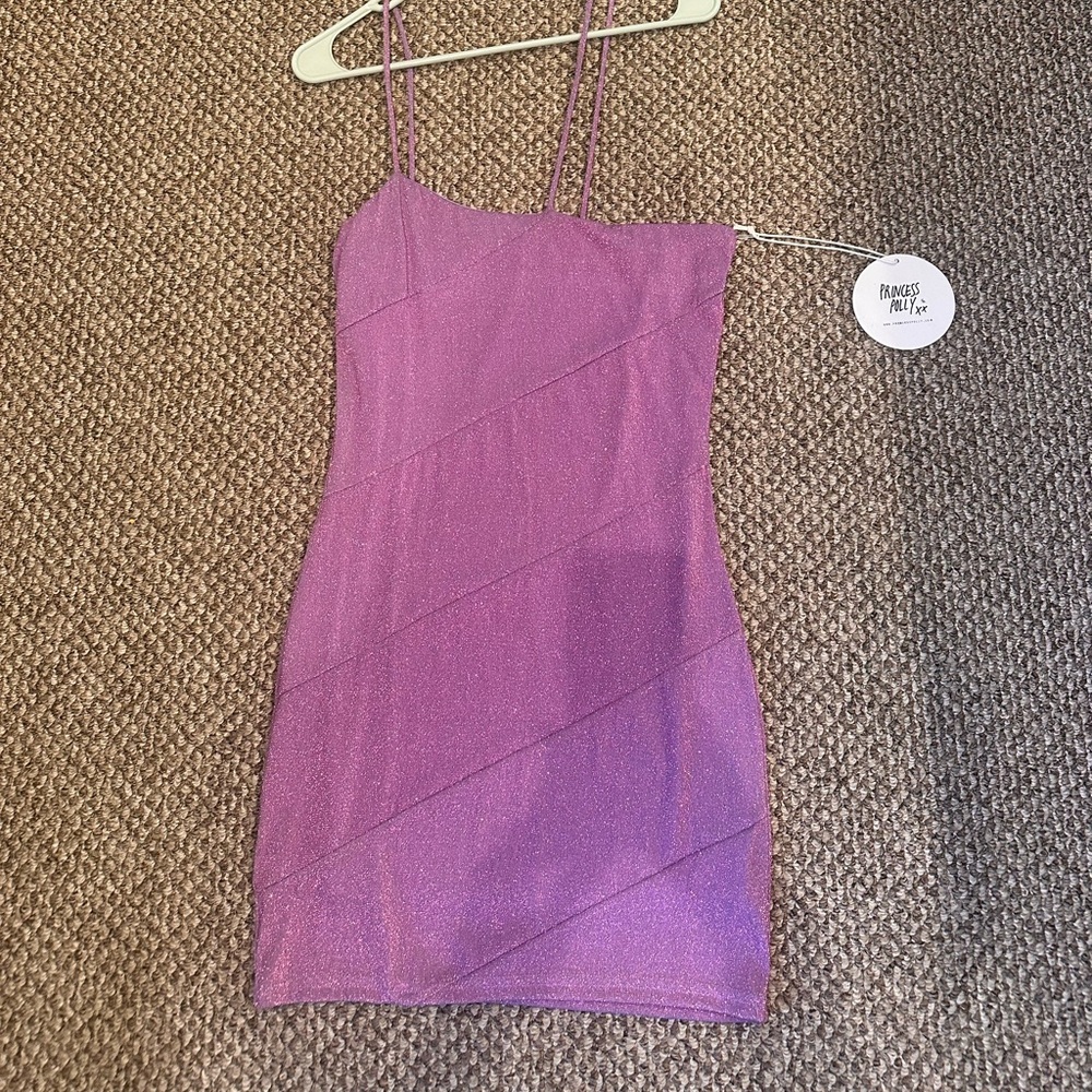 Sparkly Purple Princess Polly Dress
